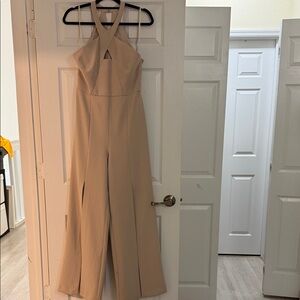 BCBGMaxAzria Beige Jumpsuit